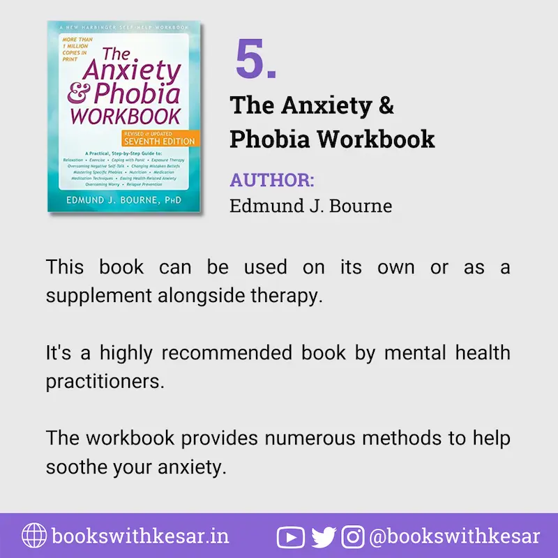 "The Anxiety and Phobia Workbook" book summary description